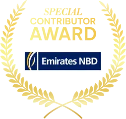 Partner recognition from Emirates NBD, 2021